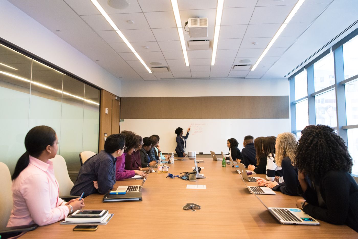 Business professional in a modern office